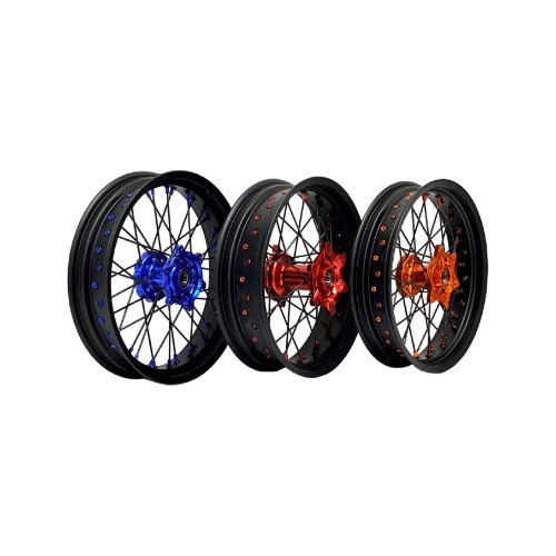 Roue Fantic 300 XE (24-25) avant 17x3.50 bleu DS50.FM31B