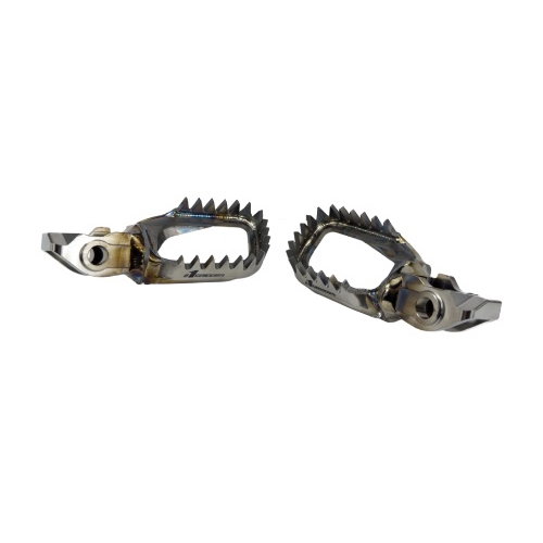 Repose-pieds en titane Husqvarna 450 FE (24-26) reculés et abaissés OFP-T01-5D5B