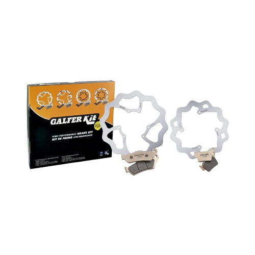 Kit plaquettes et disques de frein Galfer Wave Beta RR 350 (13-25) KG814W