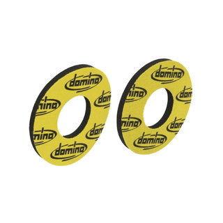 Paire de donuts pour poignées Domino jaunes