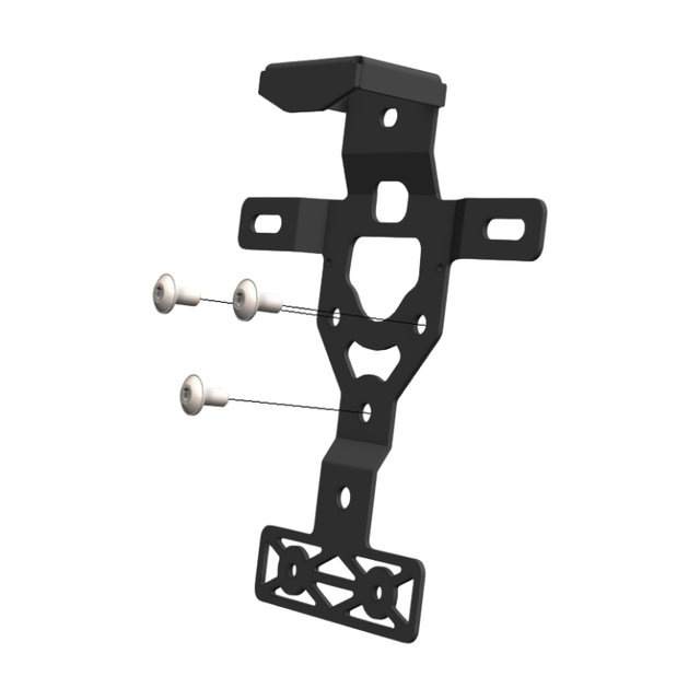 Support de plaque d’immatriculation Ducati Desert X (22-24) finition noir m 20700850005