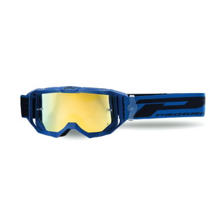 Masque Pro Grip Vision Go - Bleu écran miroir jaune