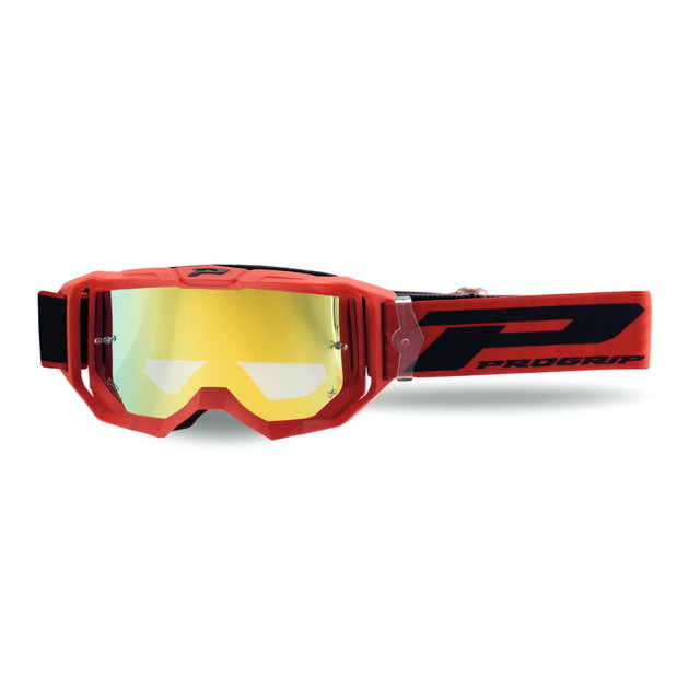 Masque Pro Grip Vision Go - Rouge écran miroir jaune 3300-411-FL