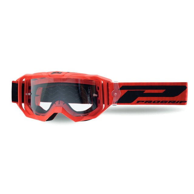 Masque Pro Grip Vision Go - Rouge écran transparent 3300-411-TR