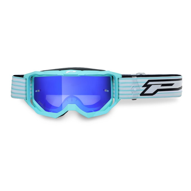 Masque Pro Grip Vision Go - Bleu clair écran miroir bleu 3300-415-FL