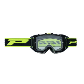 Masque Pro Grip Vista - Noir Jaune fluo écran transparent