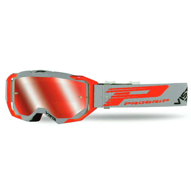 Masque Pro Grip Vista - Gris Rouge écran miroir rouge 3303-288-FL
