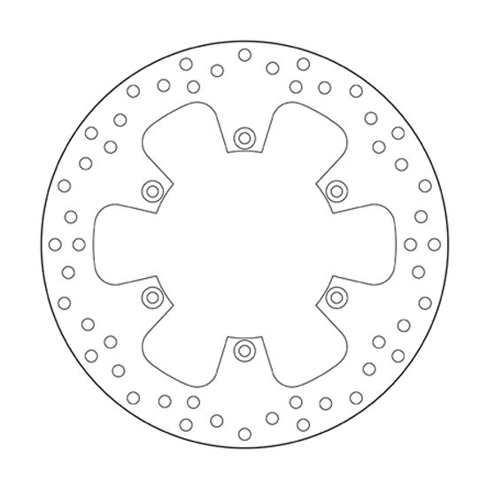 Disque de frein Brembo Serie Oro Beta RR 400 (13-14) arrière 68B407F0