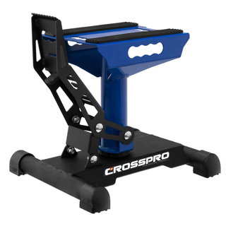 Béquille lève-moto CrossPro bleu PRO