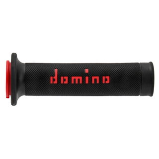 Paire de poignées Domino A010 - noir rouge