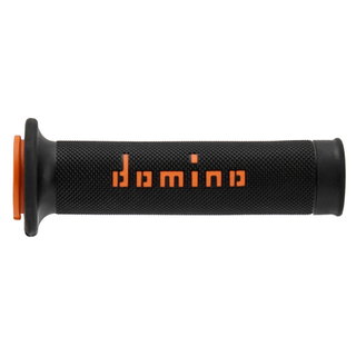 Paire de poignées Domino A010 - noir orange