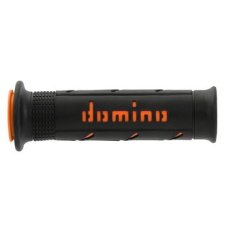 Paire de poignées Domino A250 - noir orange