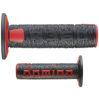 Paire de poignées Domino A360 - noir rouge