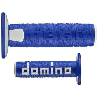 Paire de poignées Domino A360 - bleu blanc