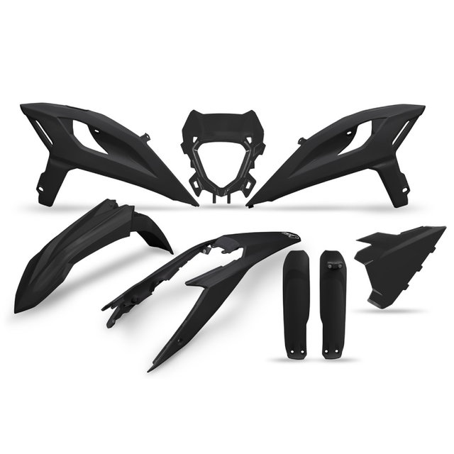 Kit plastiques Beta RR 250 (25-26) - couleur noir BEKIT802F-001