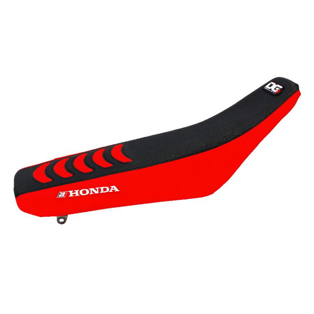 Housse de selle Blackbird Honda CR 250 (02-07) DG3 noir e rouge BL-1134H