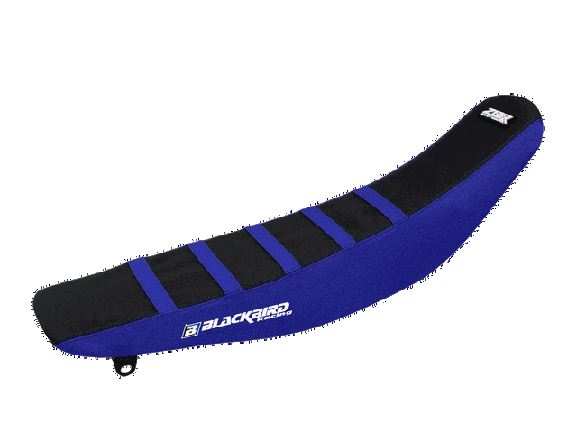 Housse de selle Blackbird Yamaha YZ 250 F (10-13) zebra noir e bleu BL-1244Z