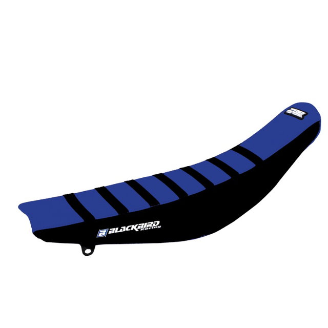 Housse de selle Blackbird Yamaha YZ 450 F (10-13) zebra noir e bleu BL-1245Z1