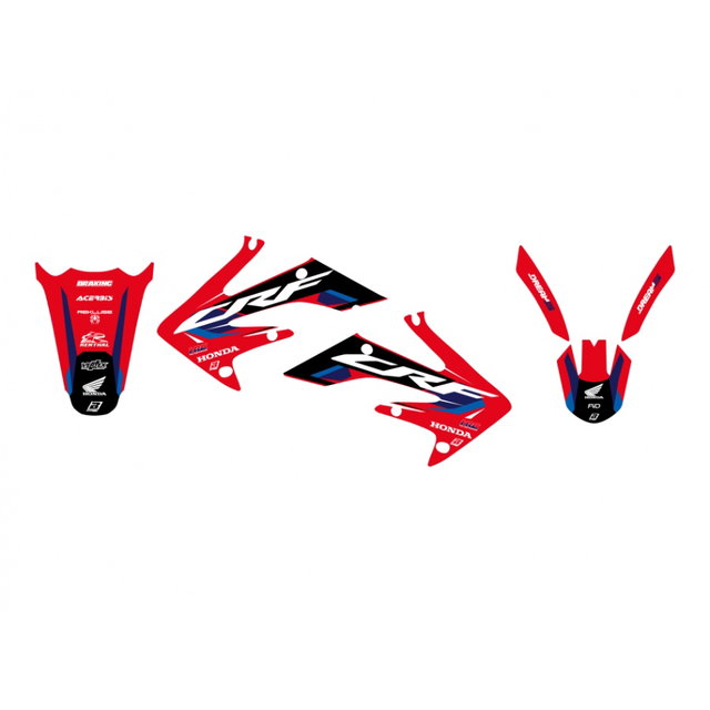 Kit de graphismes Honda CRF 250 R (04-09) Dream 5 BL-2135AB