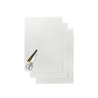 Feuilles adhésives Crystall transparent avec trous
