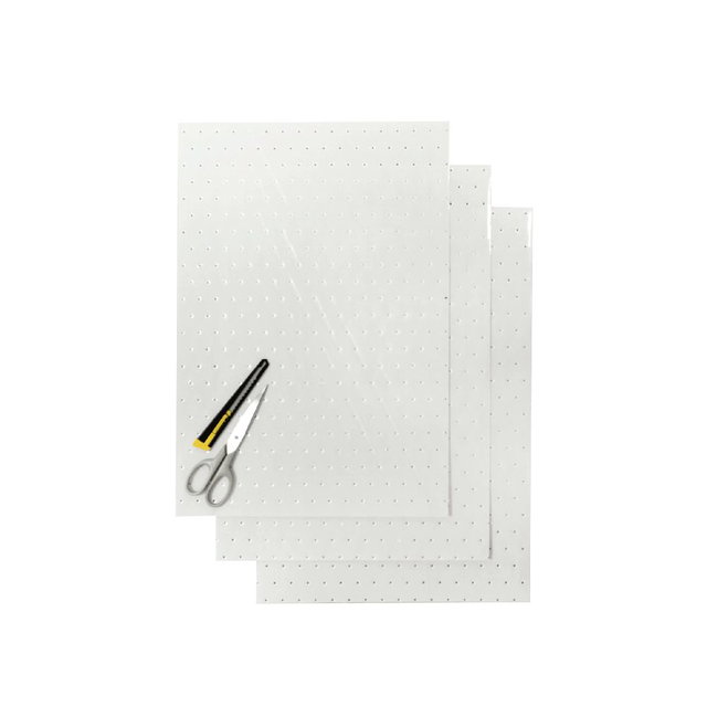 Feuilles adhésives Crystall transparent avec trous BL-5052/80