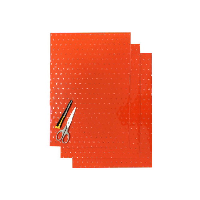 Feuilles adhésives Crystall orange avec trous BL-5052/90