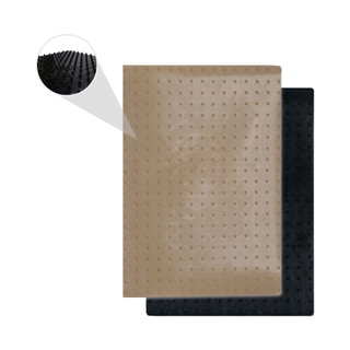 Feuilles adhésives antidérapantes transparentes avec relief