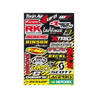 Kit autocollants logos sponsor - A