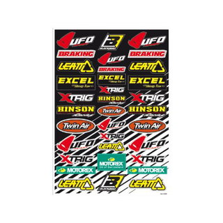Kit autocollants logos sponsor - B