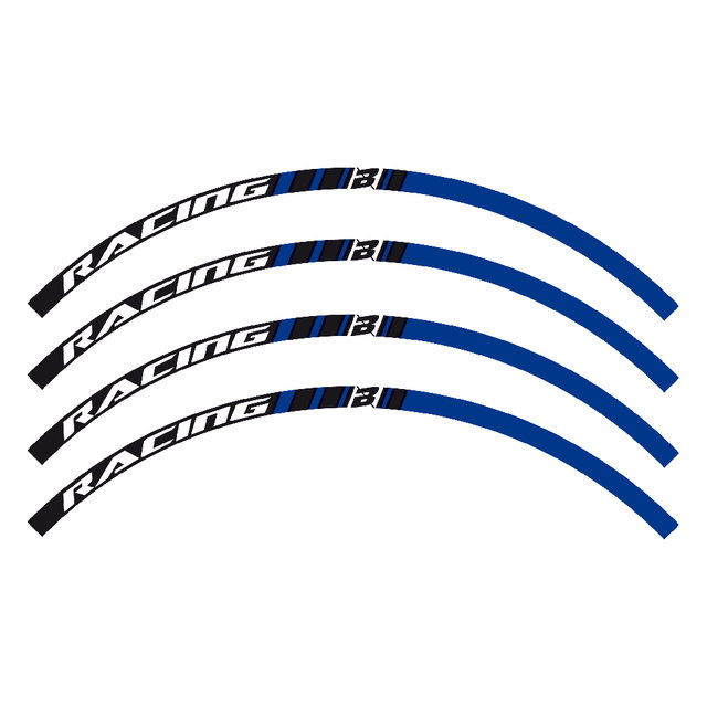 Kit autocollants roue Blackbird bleu BL-5081/70