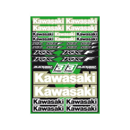 Kit autocollants Crystall universel Blackbird - Kawasaki BL-5430