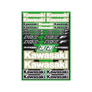Kit autocollants Crystall universel Blackbird - Kawasaki