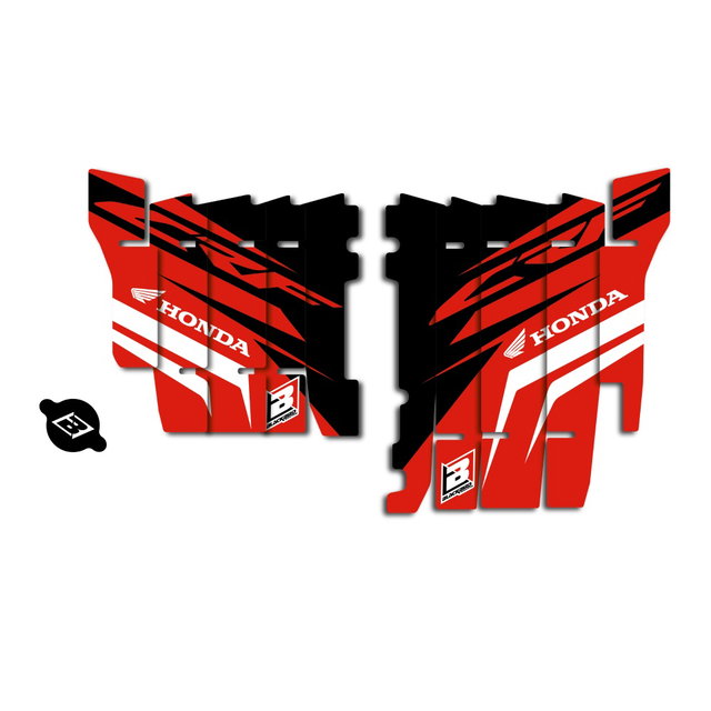 Autocollants de grille de radiateur Honda CRF 450 R (17-20) Dream 4 BL-A106N