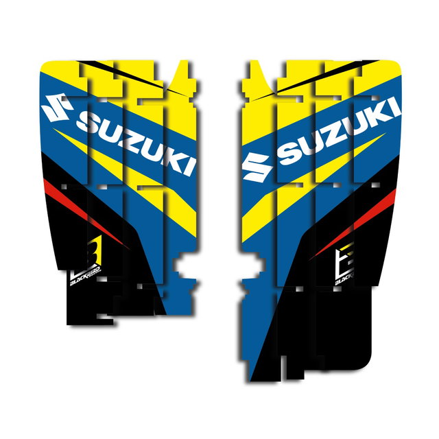 Autocollants de grille de radiateur Suzuki RMZ 450 (08-17) Dream 4 BL-A301N