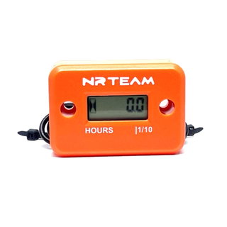 Compteur d’heures filaire universel orange