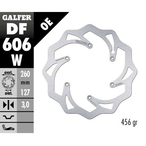 Disque de frein Galfer Wave KTM 125 XC-W (17-19) avant DF606W