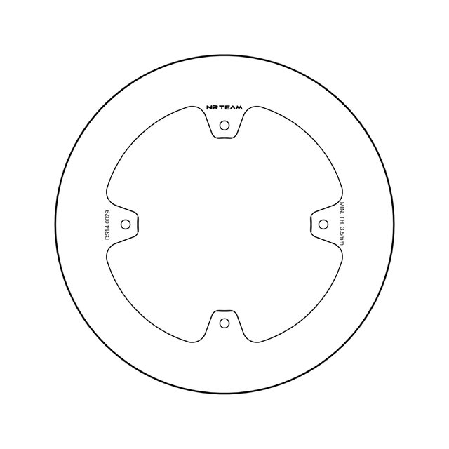 Disque de frein NRTeam Honda CRF 250 X (04-17) arrière plein DS14.0029