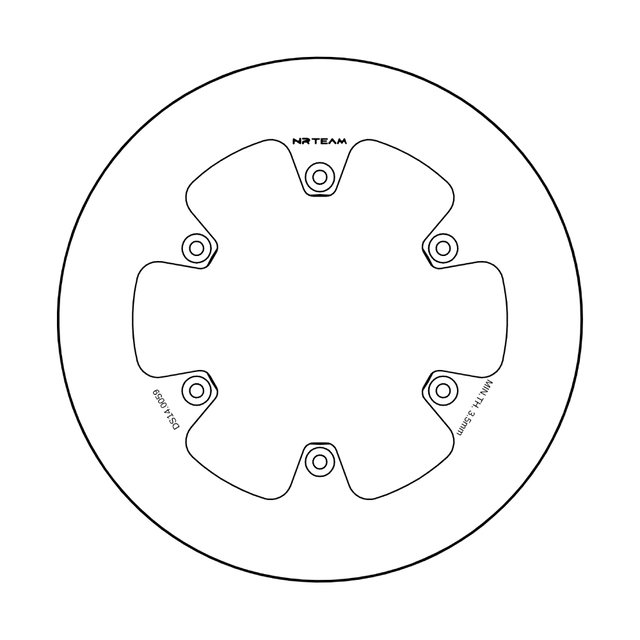 Disque de frein NRTeam Fantic 250 XEF (21-23) arrière plein DS14.0059