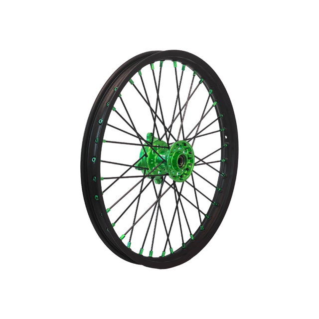 Roue Kawasaki KX 250 (06-08) avant 21x1.60 vert DS50.FB21V