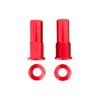 Paire d’écrous de gripster rouges Paire d’écrous de gripster rouges