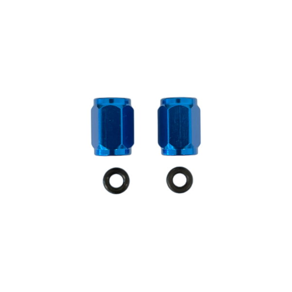 Paire de bouchons de valve de pneu bleu DS88.5229B