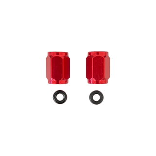 Paire de bouchons de valve de pneu rouges Paire de bouchons de valve de pneu rouges