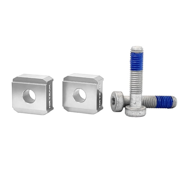 Kit rehausseurs de guidon Husaberg 125 TE (12-14) - 10 mm NRTeam grises DS88.6014G