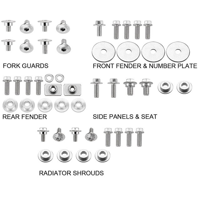 Kit de vis pour carénage Honda CRF 250 R (04-09) DS89.5103