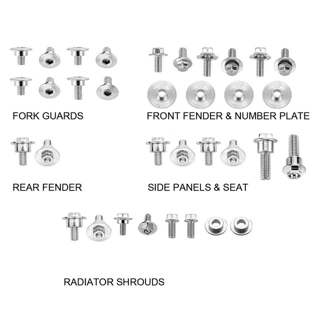 Kit de vis pour carénage Honda CRF 450 RX (17-21) DS89.5104