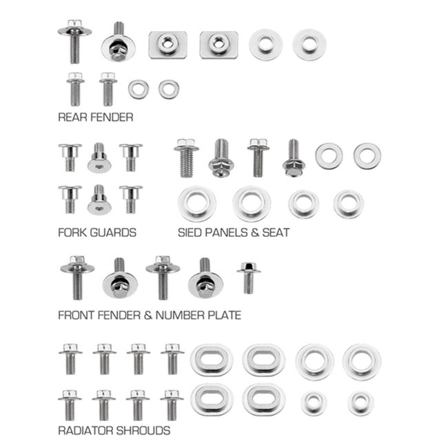Kit de vis pour carénage Yamaha WR 450 F (12-15) DS89.5202