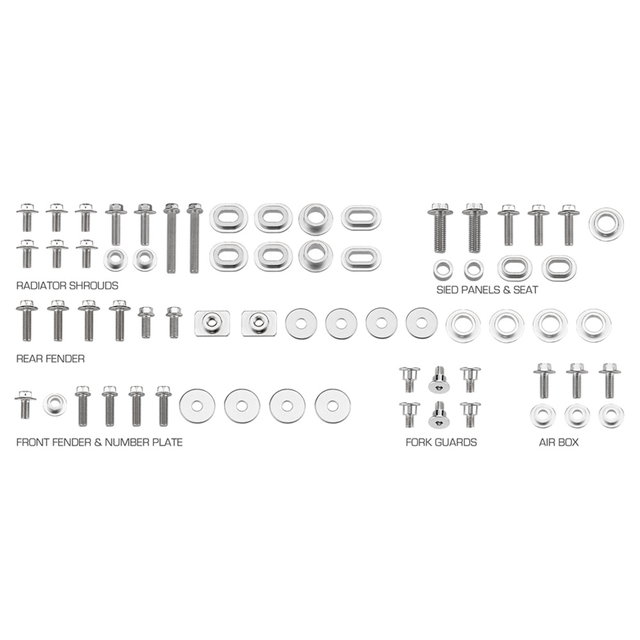 Kit de vis pour carénage Yamaha YZ 250 F (14-18) DS89.5203