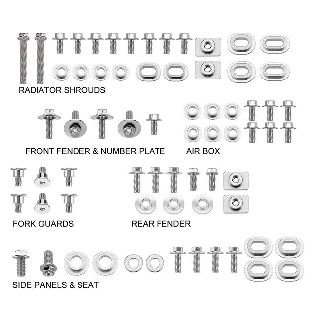 Kit de vis pour carénage Yamaha YZ 450 F (10-13) DS89.5205