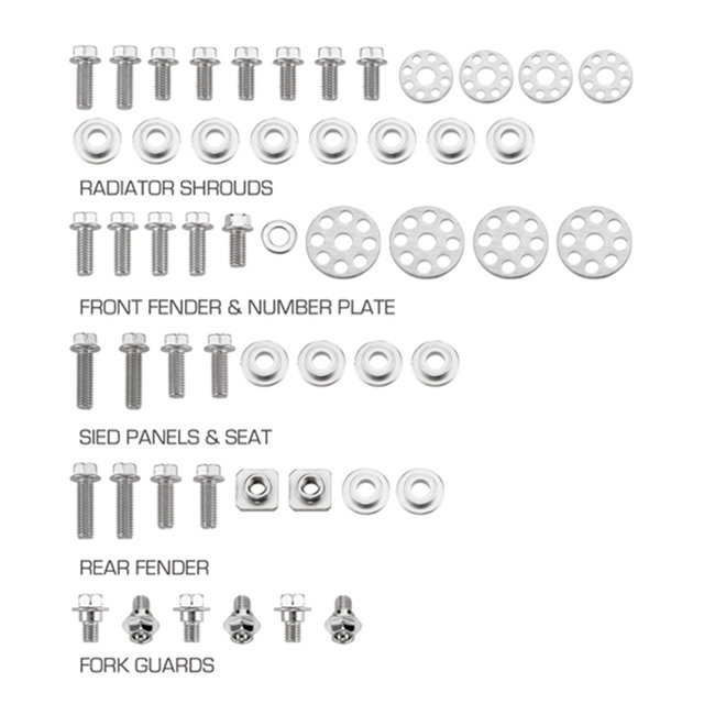 Kit de vis pour carénage Suzuki RMZ 250 (10-18) DS89.5401