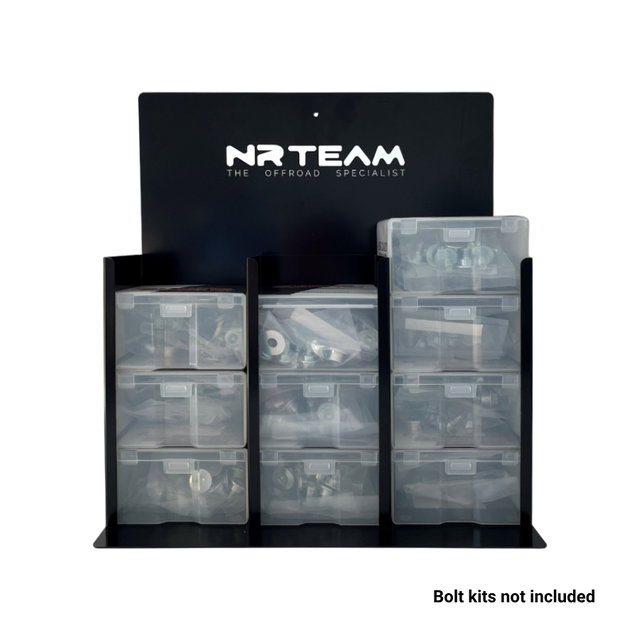 Présentoir aluminium pour kits vis NRTeam DS89.ADS